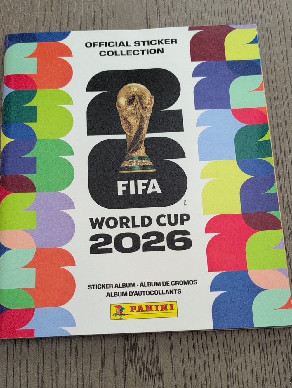 Panini FIFA World Cup 2026 Sticker Album - Multicolor Trophy Cover